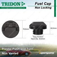 Tridon Non Locking Fuel Cap Plastic Push And Turn 40mm for Daihatsu Sirion M301