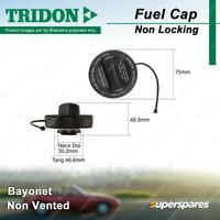 Tridon Non Locking Fuel Cap Non Vented 39.2mm for Mercedes C-Class C200 S205