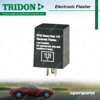 Tridon 3 Pin Electronic Flasher 12 Volt Load Sensitive Terminals 7mm Apart