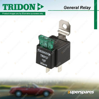 Tridon 4 Pin Fused Relay 12 Volt 30Amp Normally Open with Removable Bracket