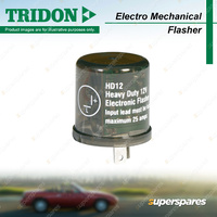 Tridon 2 Pin Electro Mechanical Flasher 12 Volt 1 to 6 x 25 Watt Blister Pack