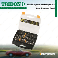 Tridon Solid Band Hose Clamp Pack Part Stainless Automotive Sizing Pack of 82