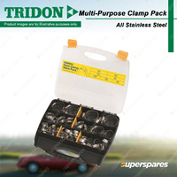 Tridon Hose Clamp Value Pack Multipurpose All Stainless Steel Pack of 82