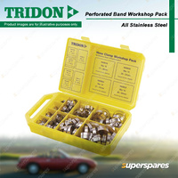 Tridon MAH/HAS Series Hose Clamps Perforated All Stainless Workshop Pack