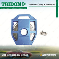 Tridon Uni Band Clamp & Crimp Buckle Kit - 19.0mm x 0.75mm x 30m Plastic Reel