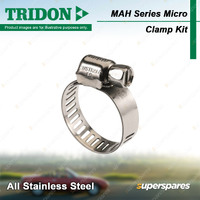 Tridon MAH Series Micro Clamp Kit - 10 x 11-22mm & 10 x 17-32mm All Stainless