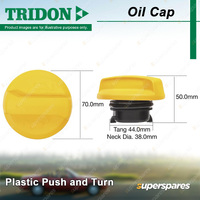 Tridon Oil Cap for Holden Astra Barina XC Captiva CG Cruze JG Epica EP Tigra XC