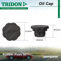 Tridon Oil Cap for Isuzu Bighorn UBS55 UBS69 MU UCS55 2.8L 3.1L 02/1988-03/1998