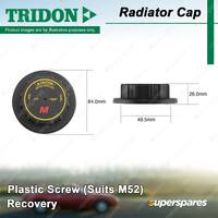 Tridon Recovery Radiator Cap for HSV Avalanche VY Clubsport Grange GTS VT VX VY