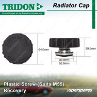 Tridon Recovery Radiator Cap for Ford Fairlane NA Falcon EA 3.2L 3.9L 1988-1991