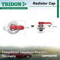 Tridon Safety Lever Radiator Cap for Mitsubishi Challenger K96W 3.0 V6 AWD 97-07