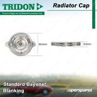 Tridon Blanking Radiator Cap Standard Bayonet for Leyland Marina Mini 1.5L 1.7L