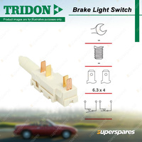 Tridon Brake Light Switch for Toyota Lexcen VN VP VR VS 2.8L LG2 VH OHV 12V