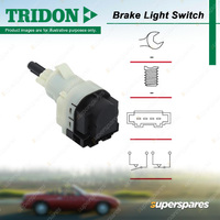 Tridon Brake Light Switch for Land Rover Freelander DI ES HSE TD4 MY02 2.0L 2.5L