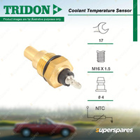 Tridon Coolant Temperature Sensor for Ford Courier SGCD 2.0L 1982-1985