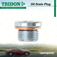 Tridon Oil Sump Drain Plug for BMW 116i 118i 120i 316i 550i GT 650i X5 X6