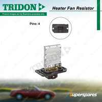 Tridon Heater Fan Resistor for Kia Rio BC 1.5L A5D 4Cyl DOHC 09/2002-09/2005