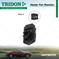 Tridon Heater Fan Resistor for Chrysler Sebring 2.0L 2.4L 2.7L 2007-2010 Black