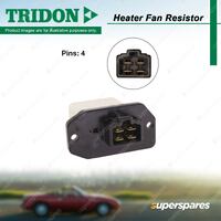 Tridon Heater Fan Resistor for Mazda 121 DB Petrol 1.3L 1.5L 53KW 62KW 1990-1997