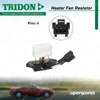 Tridon Heater Fan Resistor for Mitsubishi Pajero NH NJ NK NL V23 V43 AWD 3 Pins