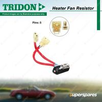 Tridon Heater Fan Resistor for Toyota Landcruiser 60 Series 70 Series 5 Pins