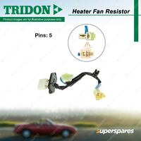 Tridon Heater Fan Resistor for Toyota Kluger MCU28R 3.3L 171KW 2003-2007 5 Pins