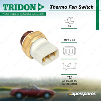 Tridon Thermo Fan Switch for Audi V8 80 90 100 200T B3 B4 C3 V6 V8