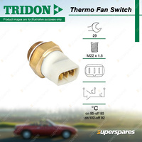 Tridon Thermo Fan Switch for Audi 100 A4 A6 A8 80 Cabriolet S2 S4 1.6L - 2.8L