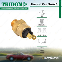 Tridon Thermo Fan Switch for BMW 3 Series 520i 525e 528 733i E12 E21 E23 E28 E30