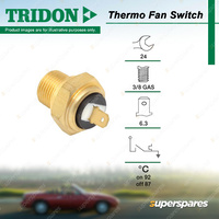 Tridon Thermo Fan Switch for Daihatsu Handi Van L500 Mira L2 L201 Sirion YRV