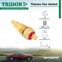 Tridon Thermo Fan Switch for Mazda 626 GC 929 323 BW BF 4WD 1.5L 1.6 2.0L