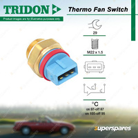 Tridon Thermo Fan Switch for Peugeot 405 D70 306 N3 N5 406 D8 D9 1.8L 1.9L 2.0L