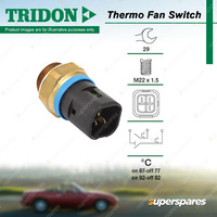 Tridon Thermo Fan Switch for Renault Laguna 2.0L 3.0L F3R Z7X 12V 16V