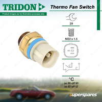 Tridon Thermo Fan Switch for Seat Toledo GLX Ibiza CLX GTI 1.4L 2.0L