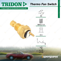 Tridon Thermo Fan Switch for Subaru Brumby DL Fiori Forester Impreza GX RX WRX