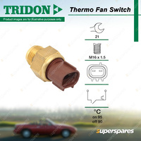 Tridon Thermo Fan Switch for Suzuki Swift SF310 1.0L G10A SOHC 8V