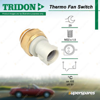 Tridon Thermo Fan Switch for Suzuki Swift AA EA MA 1.3L 4cyl G13B G13BA