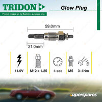 Tridon Glow Plug for Volkswagen Golf MKI III 17 1H1 Passat Transporter Caravelle