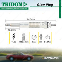 Tridon Glow Plug for Mitsubishi Pajero NH NJ NK NL V24 Express SF SG SH SJ WA