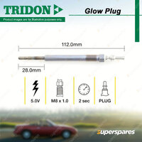 Tridon Glow Plug for Toyota Camry ASV50 2.5L 4cyl 133kW 2AR-FE 2011-2017