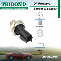 Tridon Oil Pressure Light Switch for Mazda Tribute 2.0L YF DOHC 16V Petrol