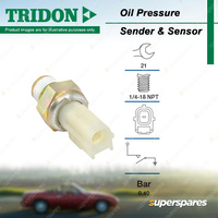 Tridon Oil Pressure Light Switch for Mazda CX-9 TB 3.7L CA DOHC 24V