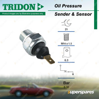 Tridon Oil Pressure Light Switch for Holden Camira JB JD JE Torana LH LX