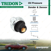 Tridon Oil Pressure Light Switch for Ford Fairlane FB FC FD NC ZA ZB ZC ZD