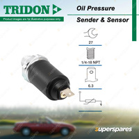 Tridon Oil Pressure Gauge Sensor for Ford Fairlane NF NL Falcon AU EF EL XH LTD