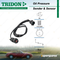 Tridon Oil Pressure Light Switch for Kia Sorento BL 3.5L G6UC V6 05/03-04/06