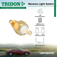 Tridon Reverse Light Switch for Holden Camira JB JD JE Commodore VB VC VH VK