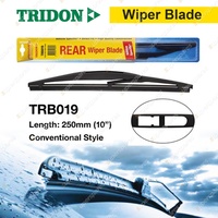 Tridon Rear Conventional Plastic Wiper Blade 10" for Mitsubishi ASX XA 2010-2012