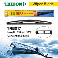 Tridon Rear Conventional Plastic Wiper Blade 12" for Mitsubishi Pajero NS NT NW