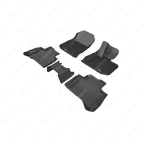 Front + Rear Trufit 3D Rubber Mats Kagu Series for BMW X3 G01 X4 G02 2018-ON